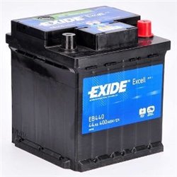 Exide Excell 44Ah/400A -/+