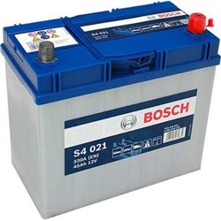 Bosch S4 (Aasia tüüp) 45Ah/330A -/+