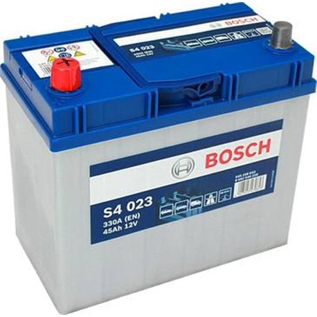 Bosch S4 (Aasia tüüp) 45Ah/330A +/-