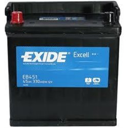 Exide Excell 45Ah/330A +/-