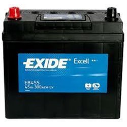 Exide Excell 45Ah/300A +/-