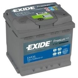 Exide Premium 53Ah/540A -/+