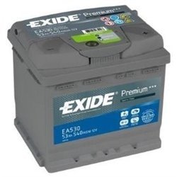 Exide Premium 53Ah/540A -/+