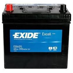 Exide Excell 60Ah/390A +/-