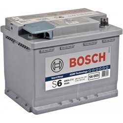Bosch S6 (AGM) 60Ah/680A -/+