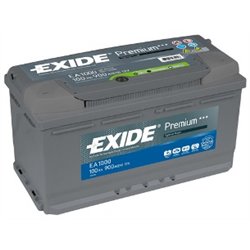 Exide Premium 100Ah/900A -/+