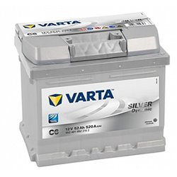 Varta Silver 52Ah/540A -/+