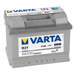 Varta Silver 61Ah/600A -/+
