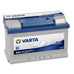 Varta Blue Dynamic 72Ah/680A -/+