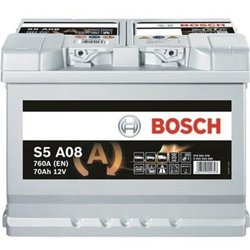 Bosch S5 AGM 70Ah/760A -/+