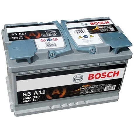Bosch S5 AGM 80Ah/760A -/+