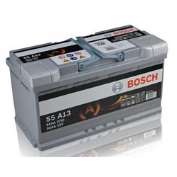 Bosch S5 AGM 95Ah 850A -/+