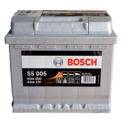 Bosch S5 63Ah/610A -/+