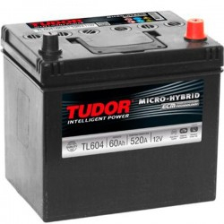 Tudor Start EFB 60Ah/520A 230X173X222 -/+ 