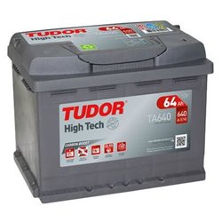 Tudor Premium 64Ah/640A 242X175X190 -/+  