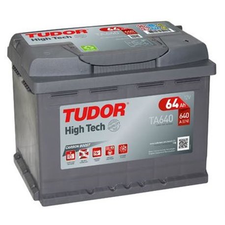 Tudor Premium 64Ah/640A 242X175X190 -/+  